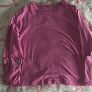 Lululemon Athletica Fuchsia Long Sleeve Top